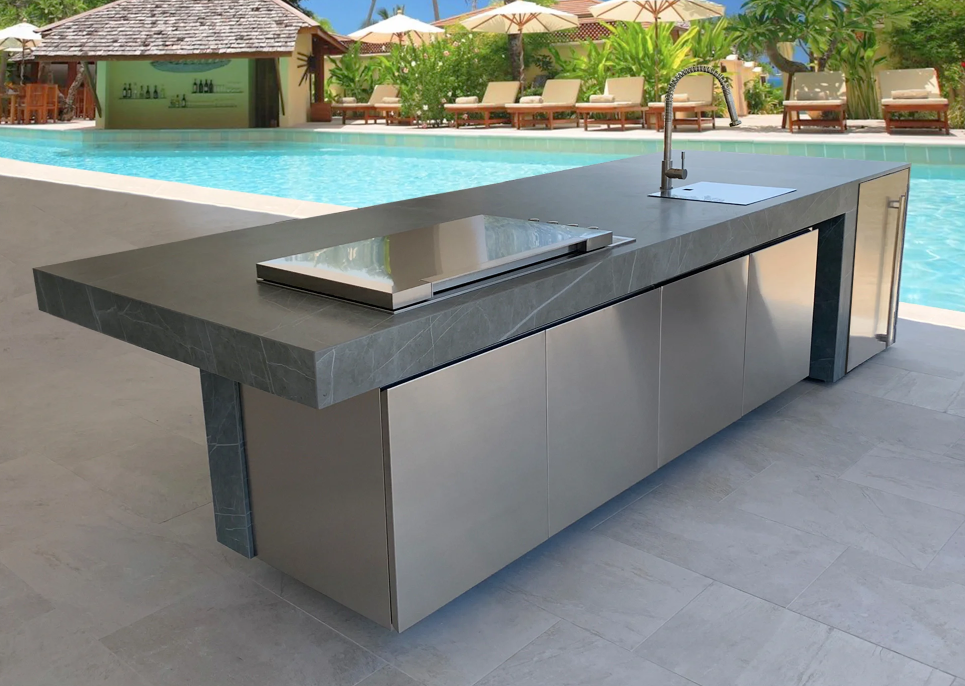 Outdoor kitchen Kauai Island Premium