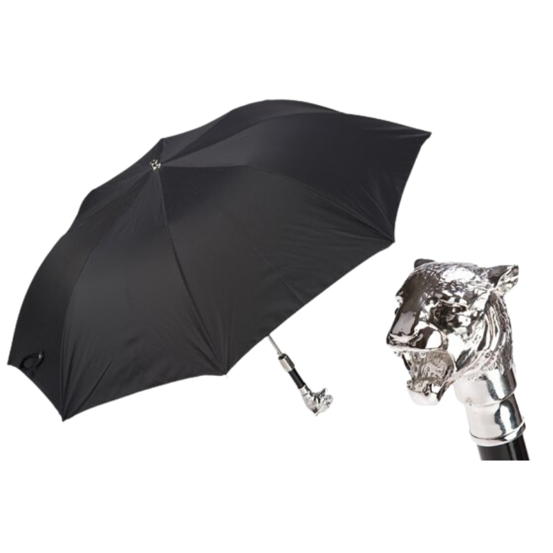 Silver Tiger Folding Umbrella