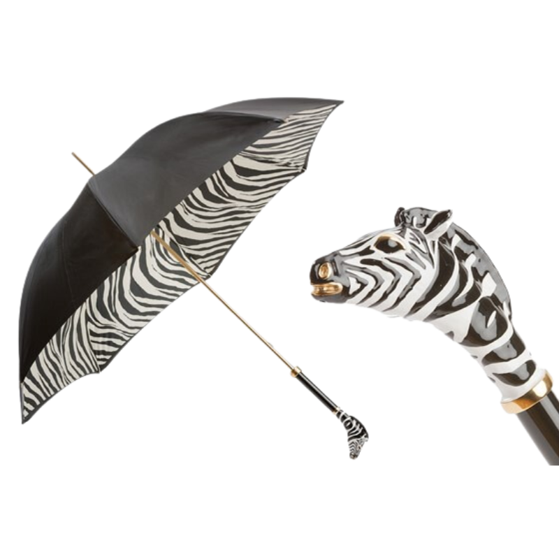 Enameled Zebra Umbrella