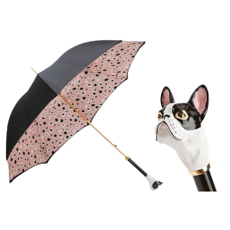 French Bulldog Umbrella, Woman