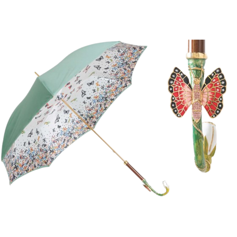 Red Butterfly Umbrella