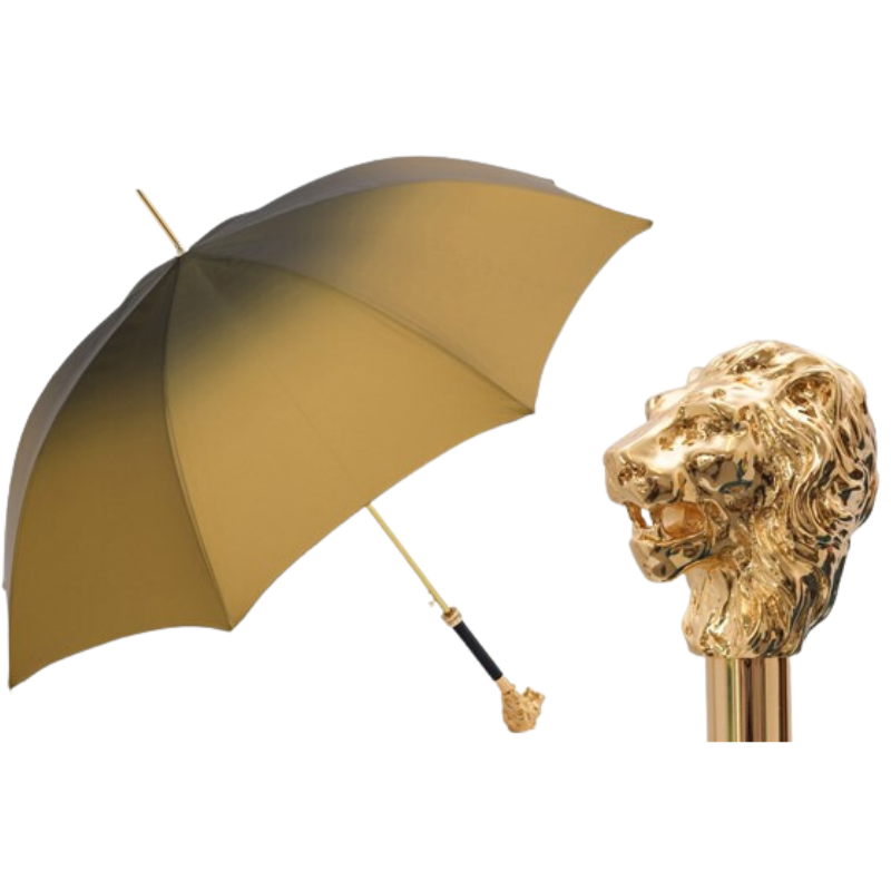 Iconic Golden Lion Umbrella