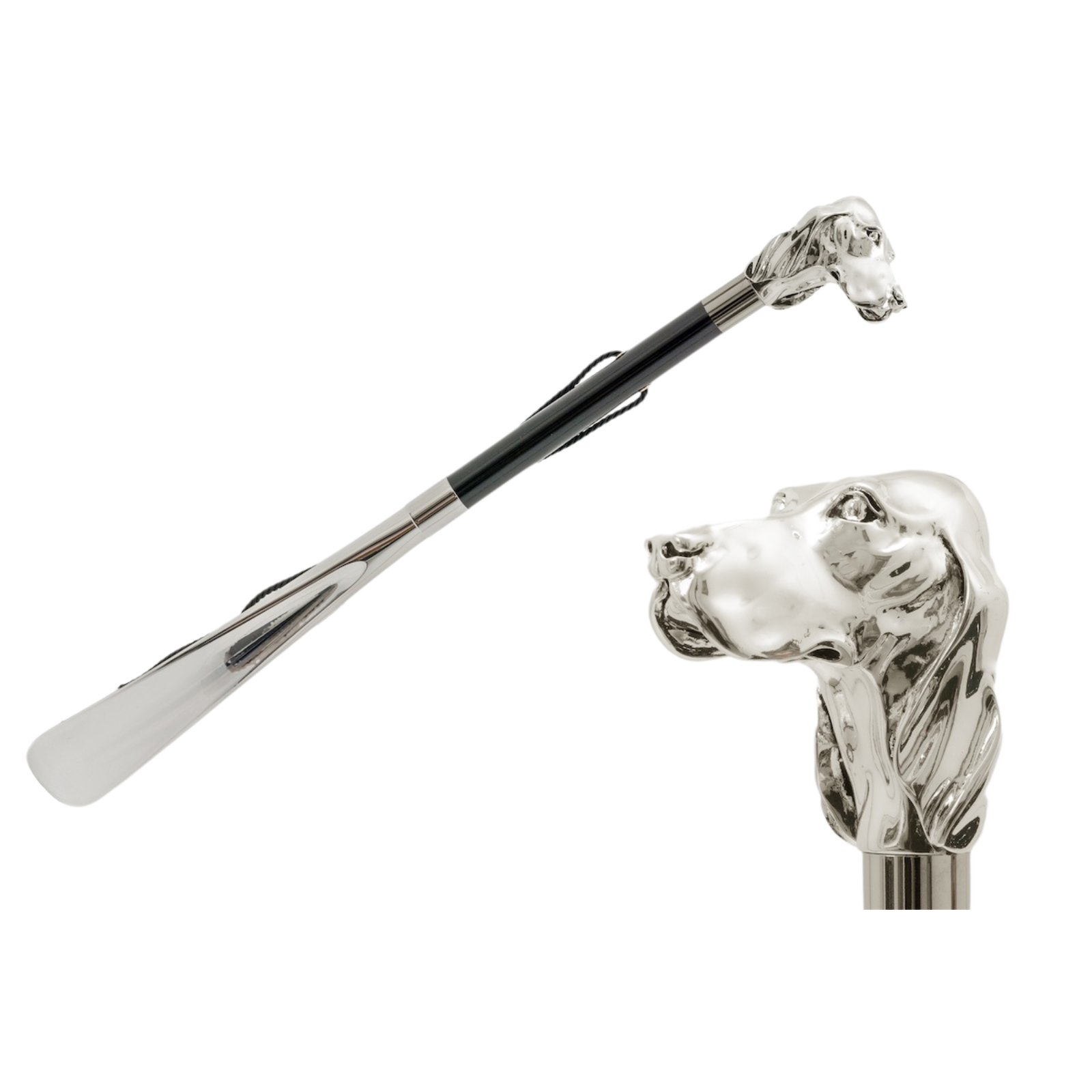 Silver Dog Shoehorn