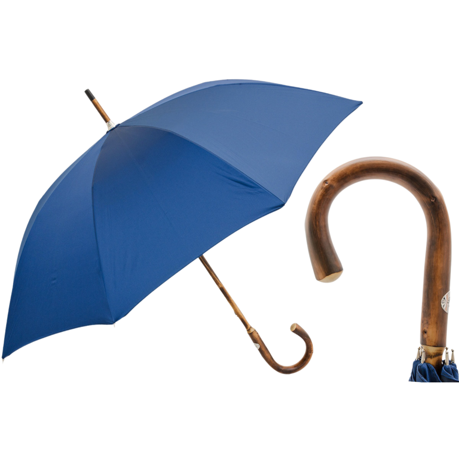 Solid Stick Blue Umbrella