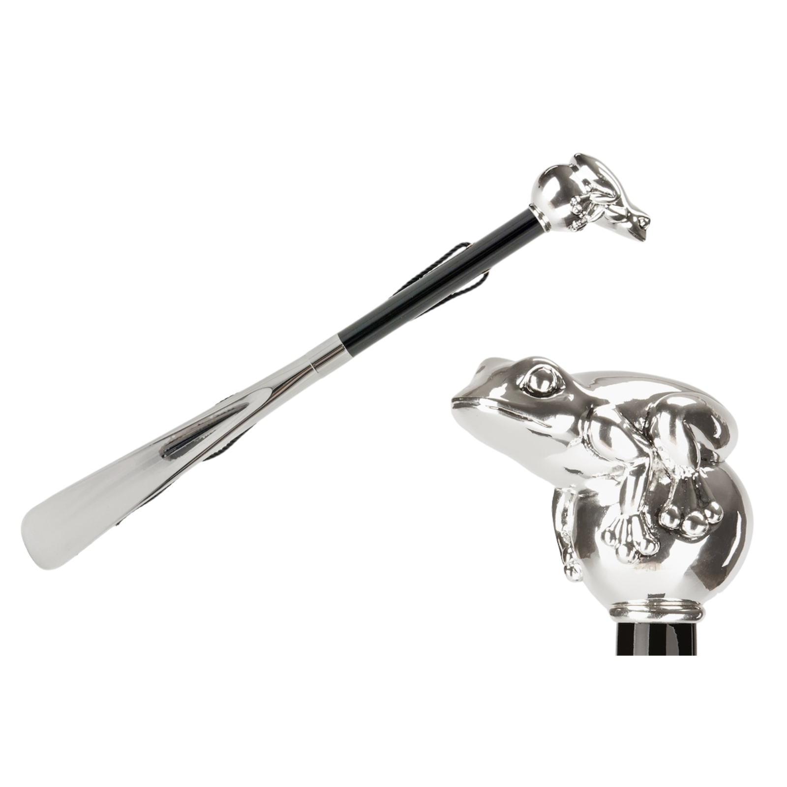 Silver Frog Shoehorn