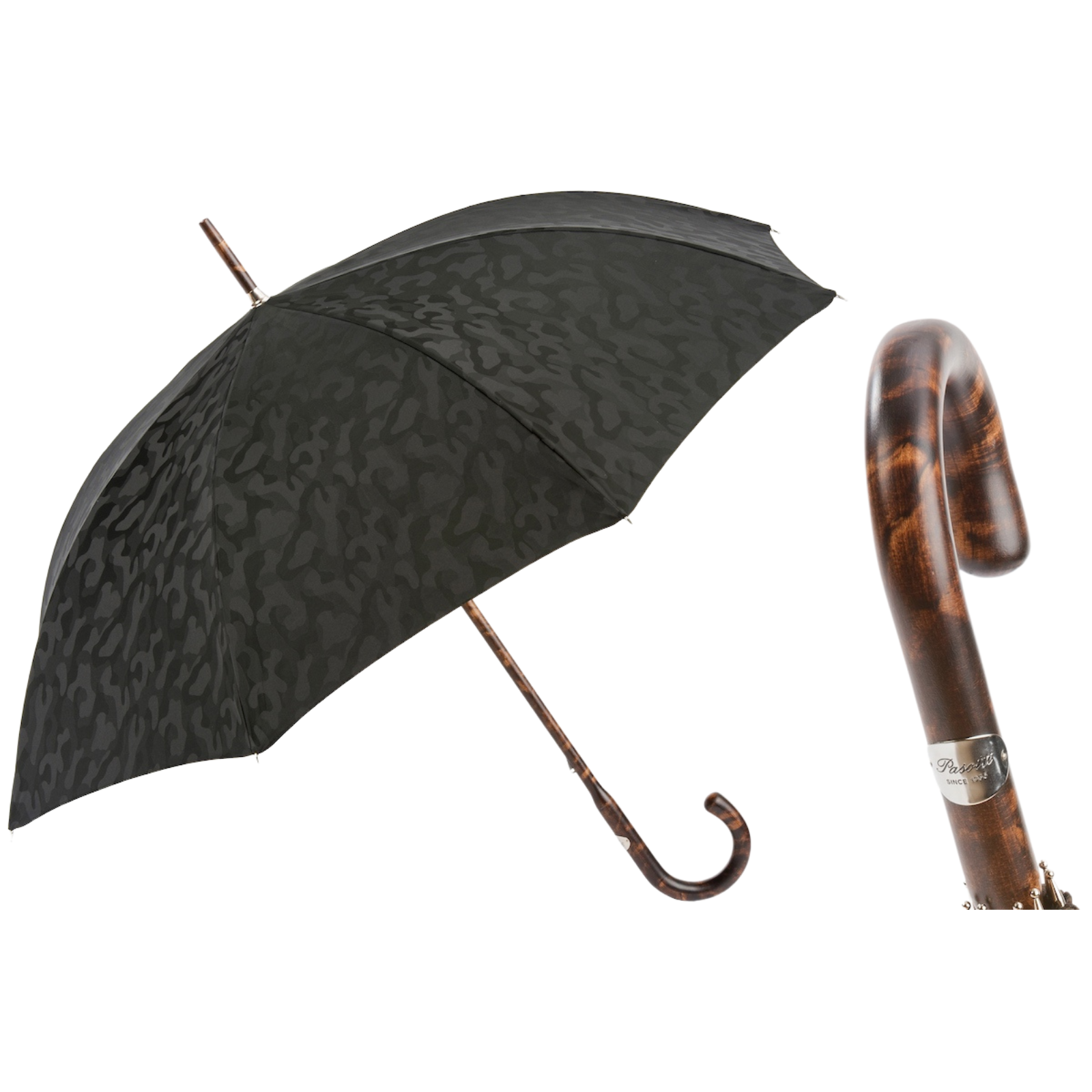 Black Camouflage Bespoke Umbrella