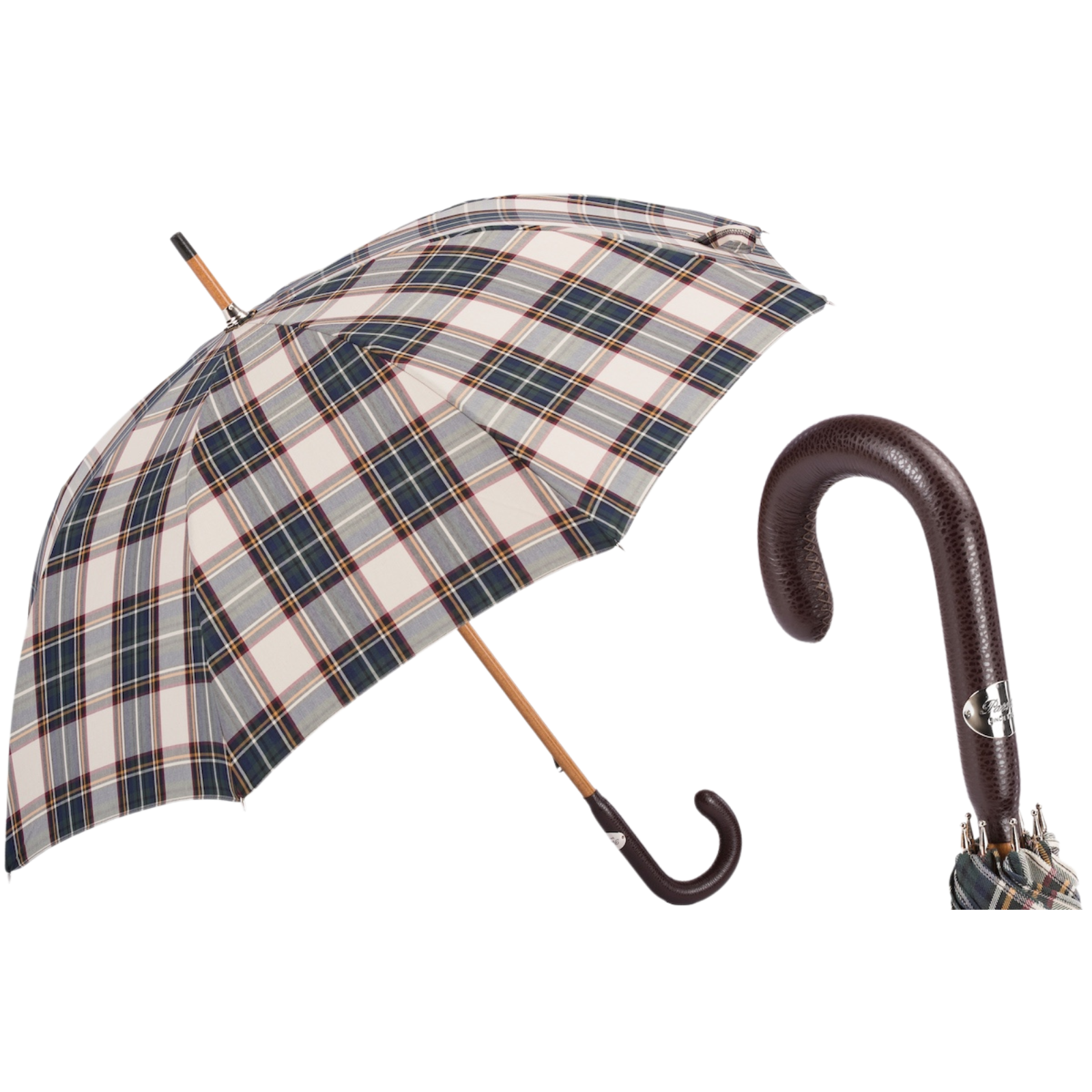 Brown Tartan Umbrella