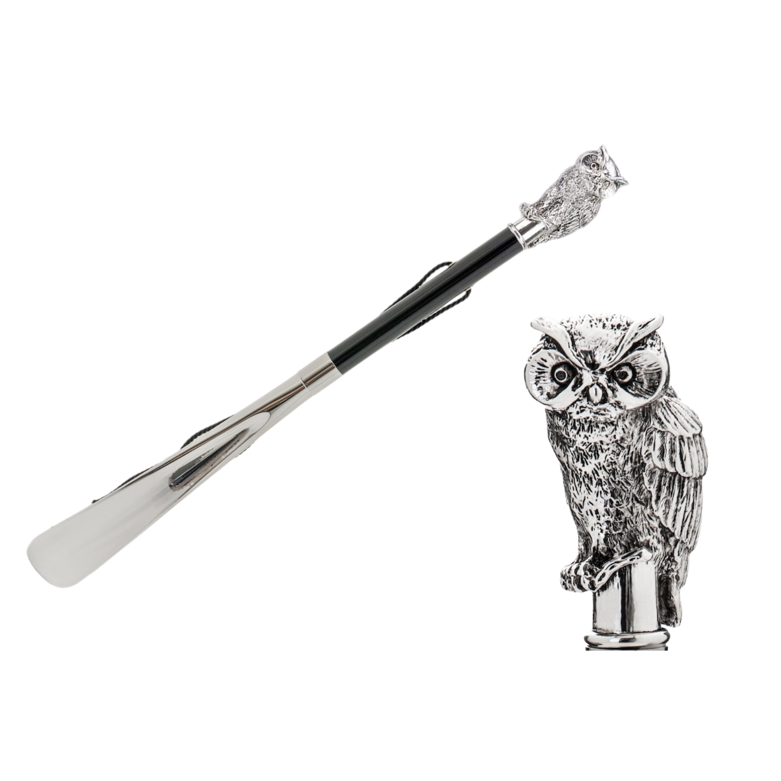 Silver Owl Shoehorn