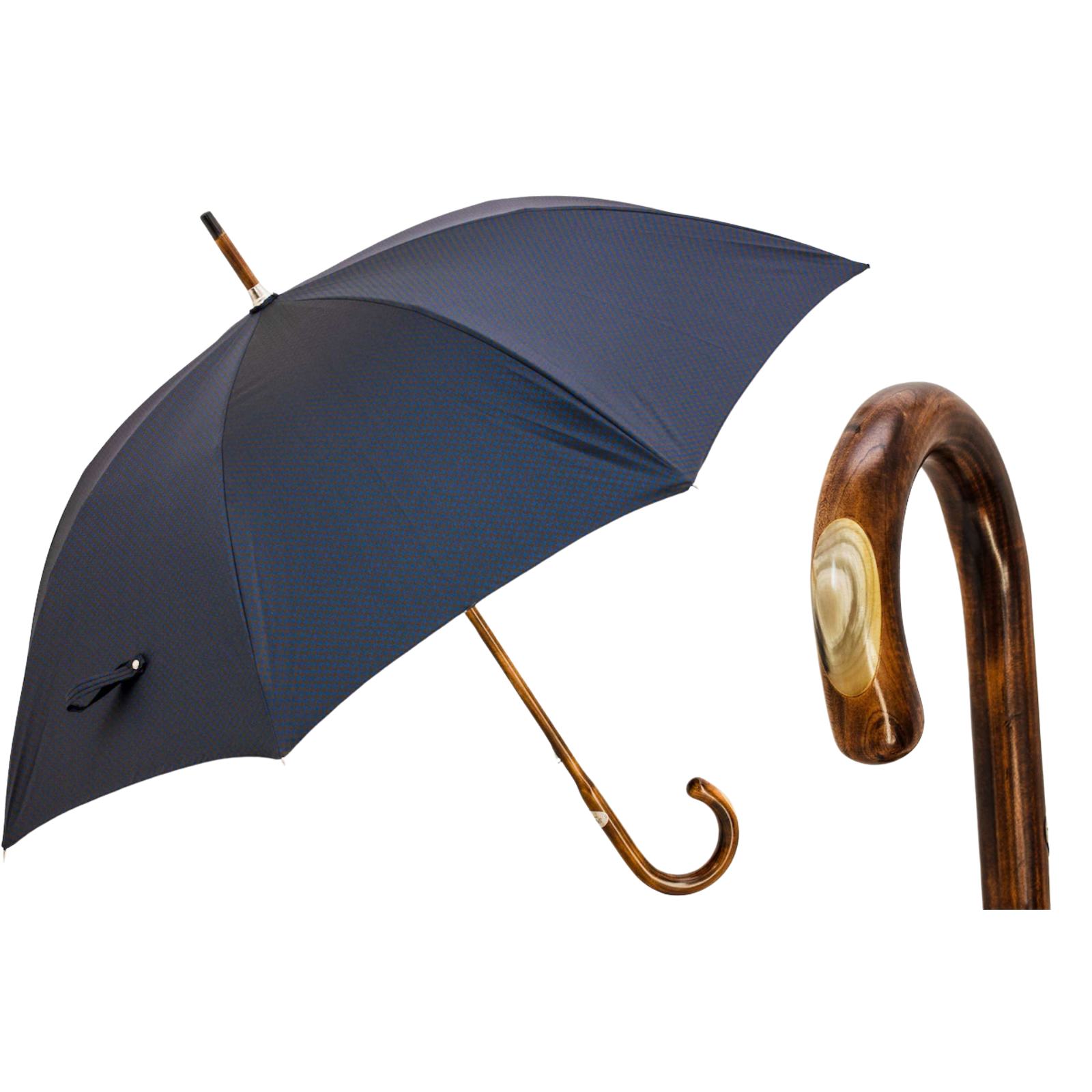 Maple Stick Umbrella with Horn Details