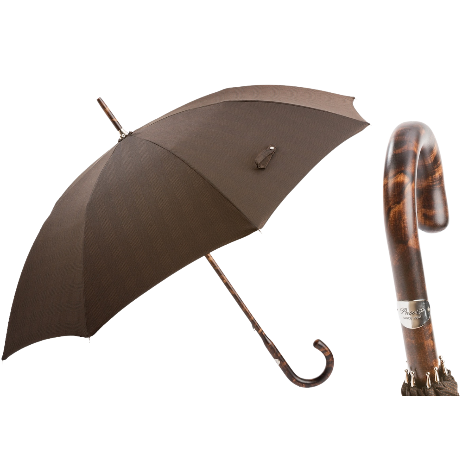 Solid Stick Hickory Umbrella