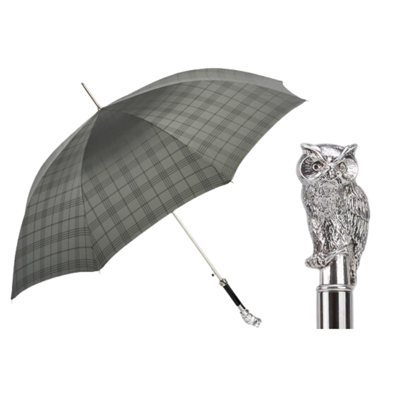 Silver Owl Umbrella