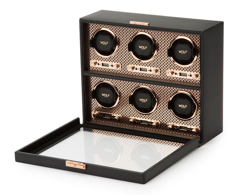 AXIS 6 PIECE WATCH WINDER Copper Wonders of Luxury - Wolf