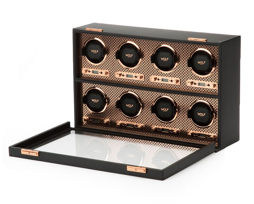 AXIS 8 PIECE WATCH WINDER Copper Wonders of Luxury - Wolf