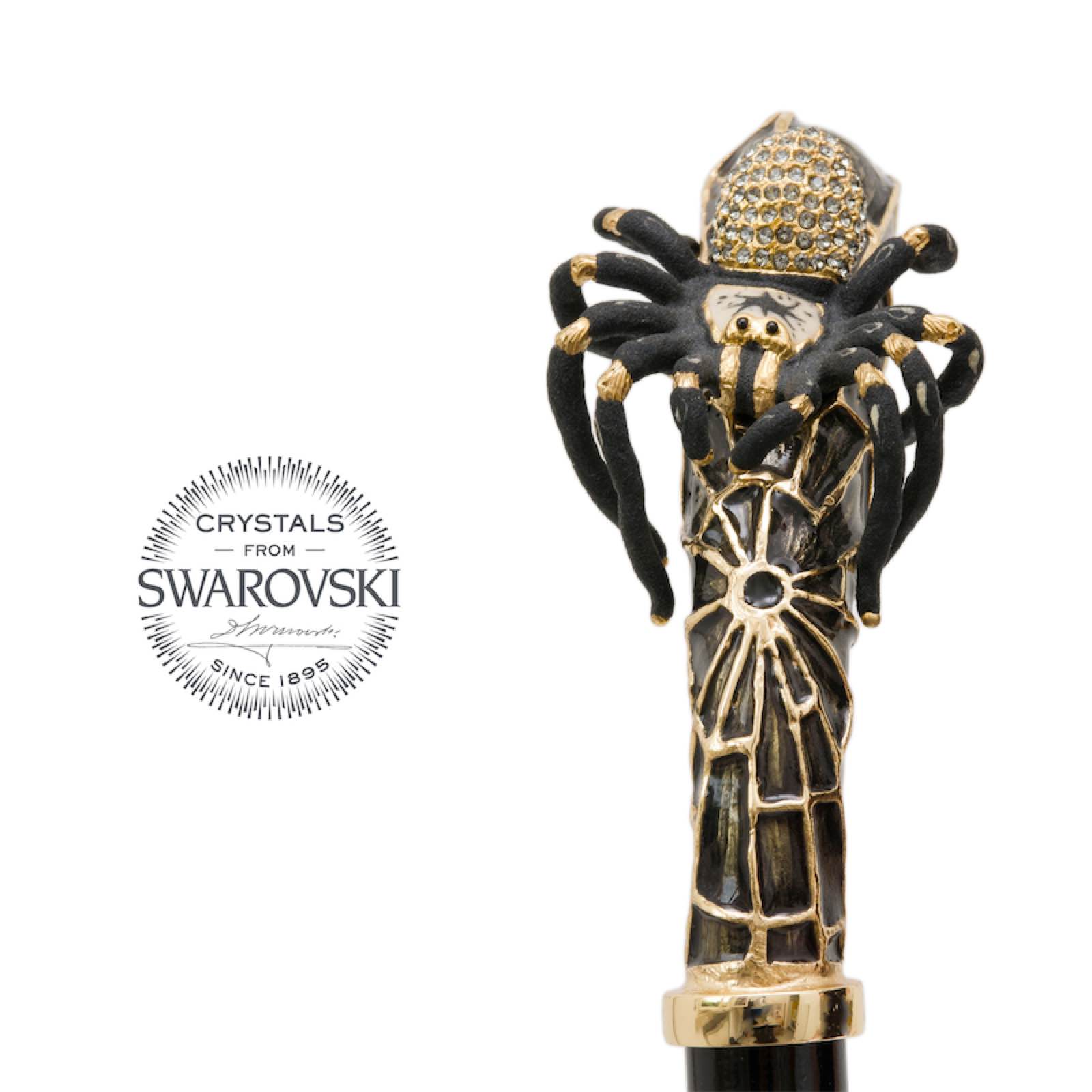 Tarantula Cane with Swarovski® Crystals