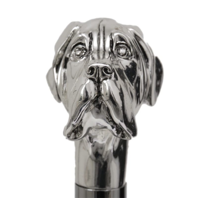 Silver Labrador Cane