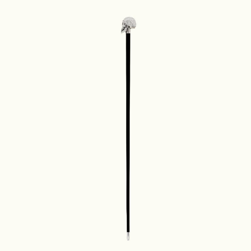 Clear Swarovski® Skull Cane