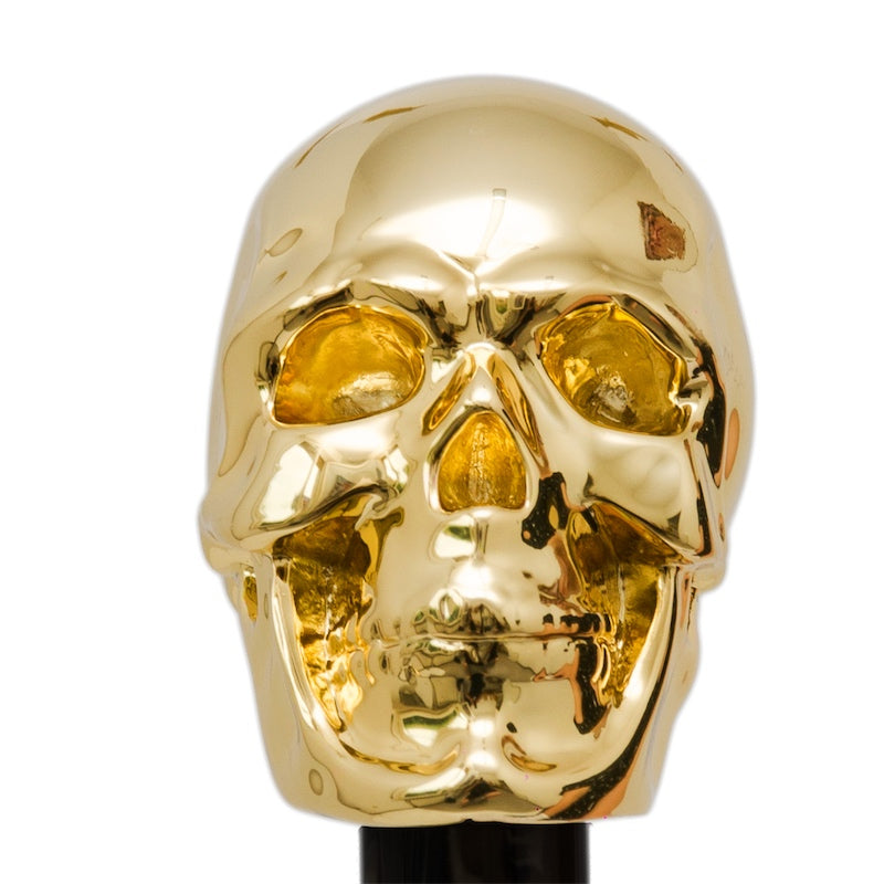 Gold Skull Cane