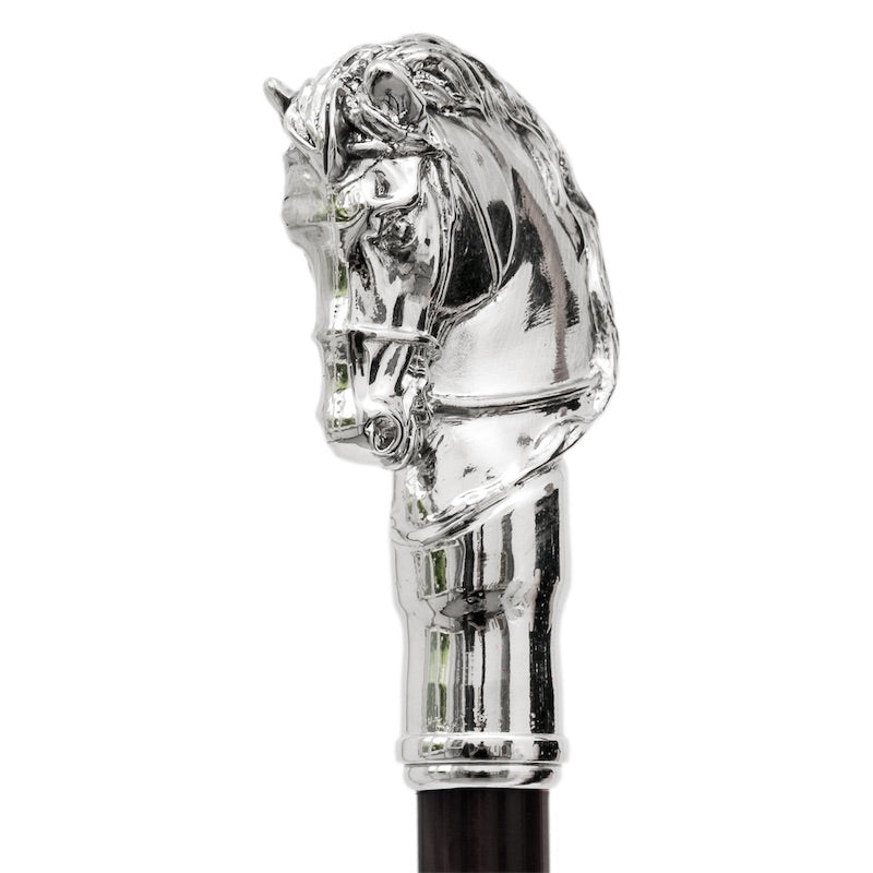 Silver Horse Cane