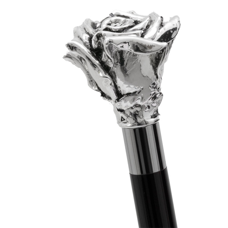 Silver Rose Cane