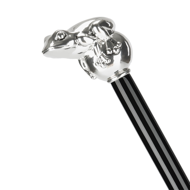 Silver Frog Cane