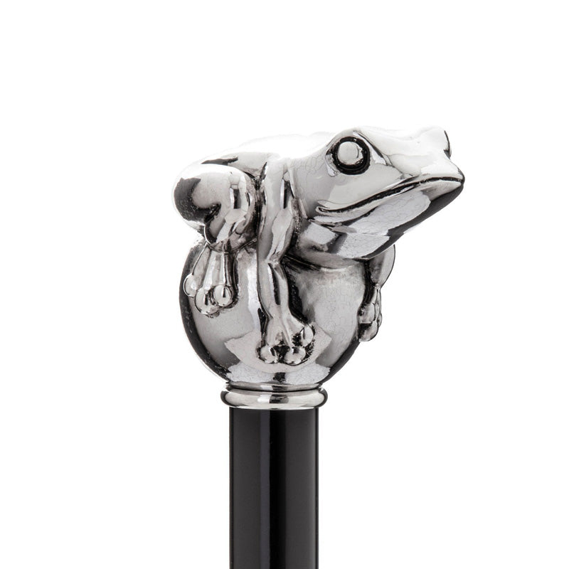 Silver Frog Cane