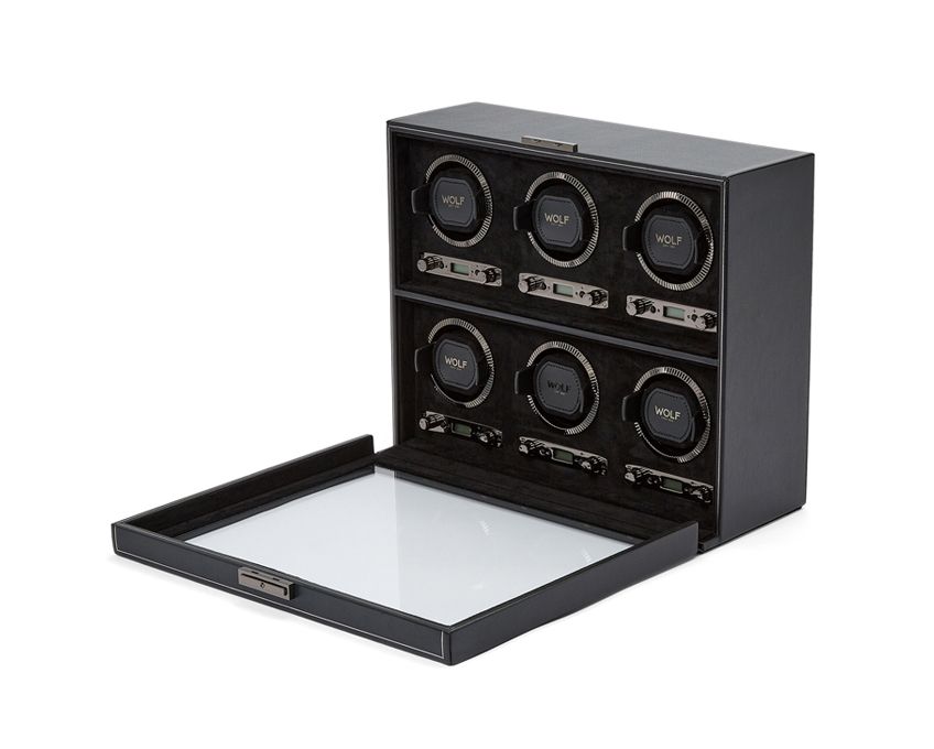 BRITISH RACING 6 PIECE WATCH WINDER