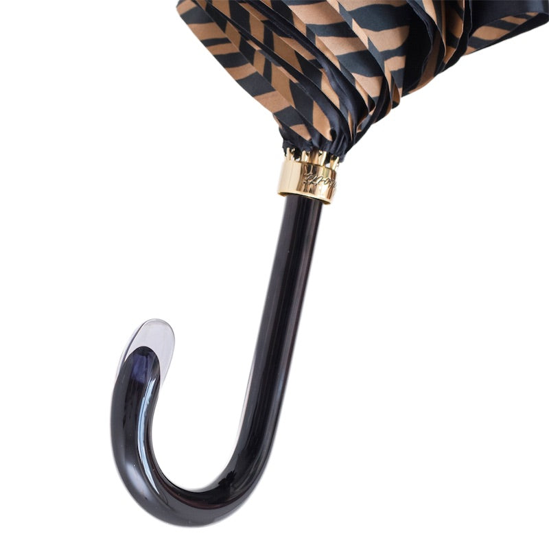 Brown Zebra Print Umbrella - Umbrella