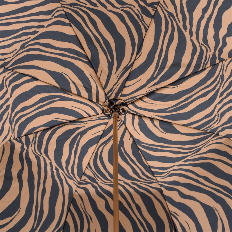 Brown Zebra Print Umbrella - Umbrella