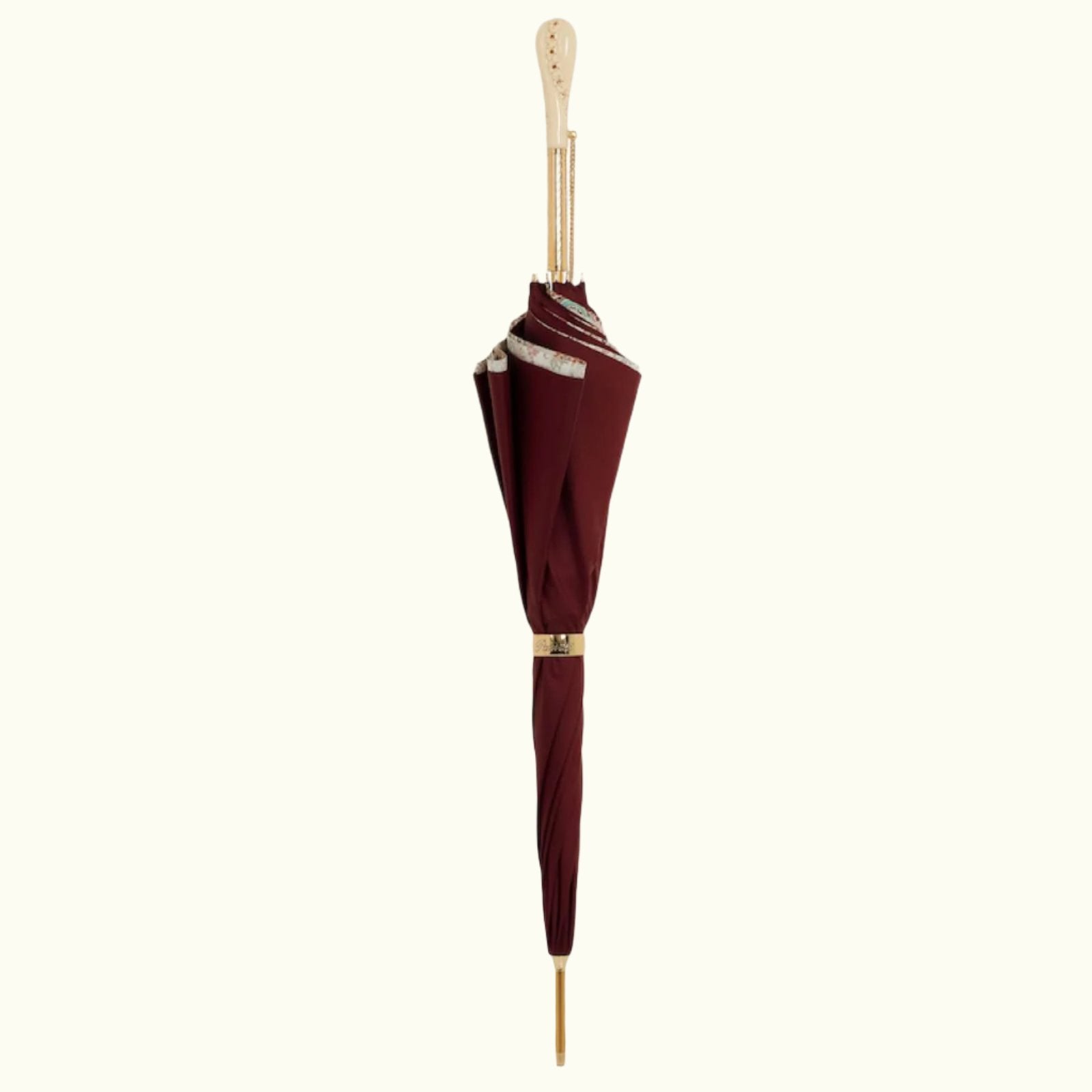 Burgundy Paisley Umbrella - Umbrella