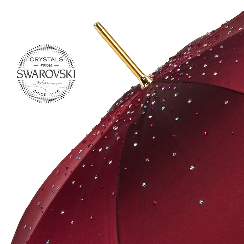 Burgundy Swarovski® Umbrella Double Cloth - Umbrella