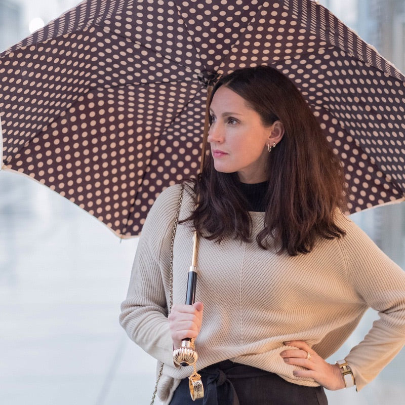 Classic Colors Polka Dots Umbrella Double Cloth - Umbrella