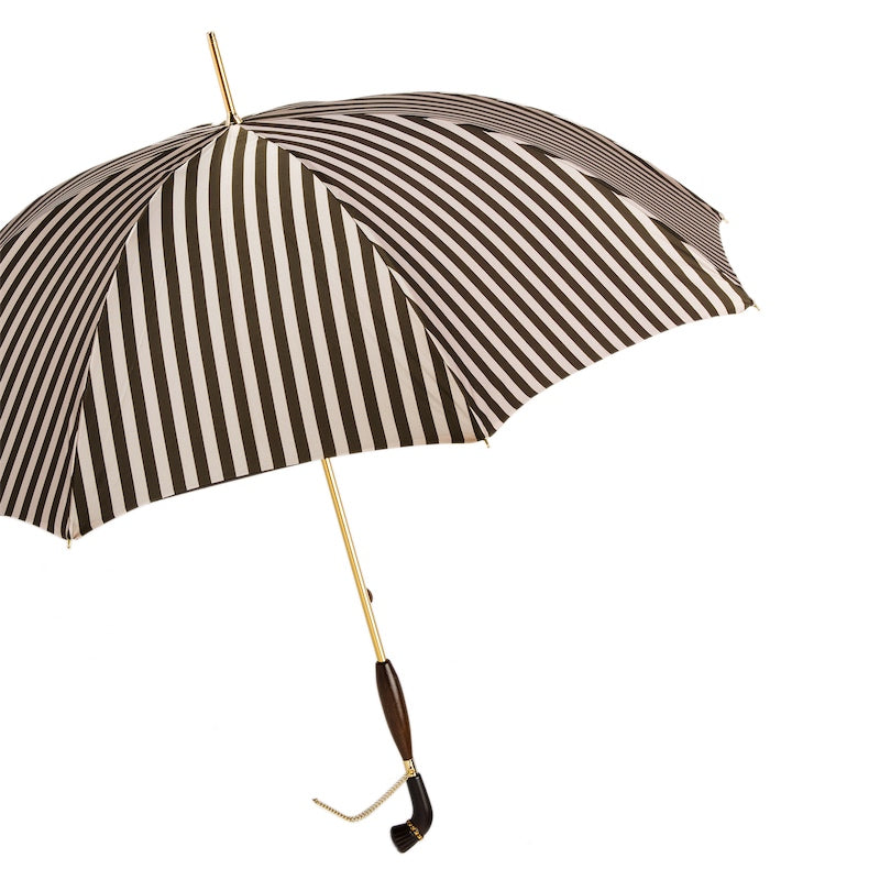 Classic Elegant Striped Umbrella - Umbrella