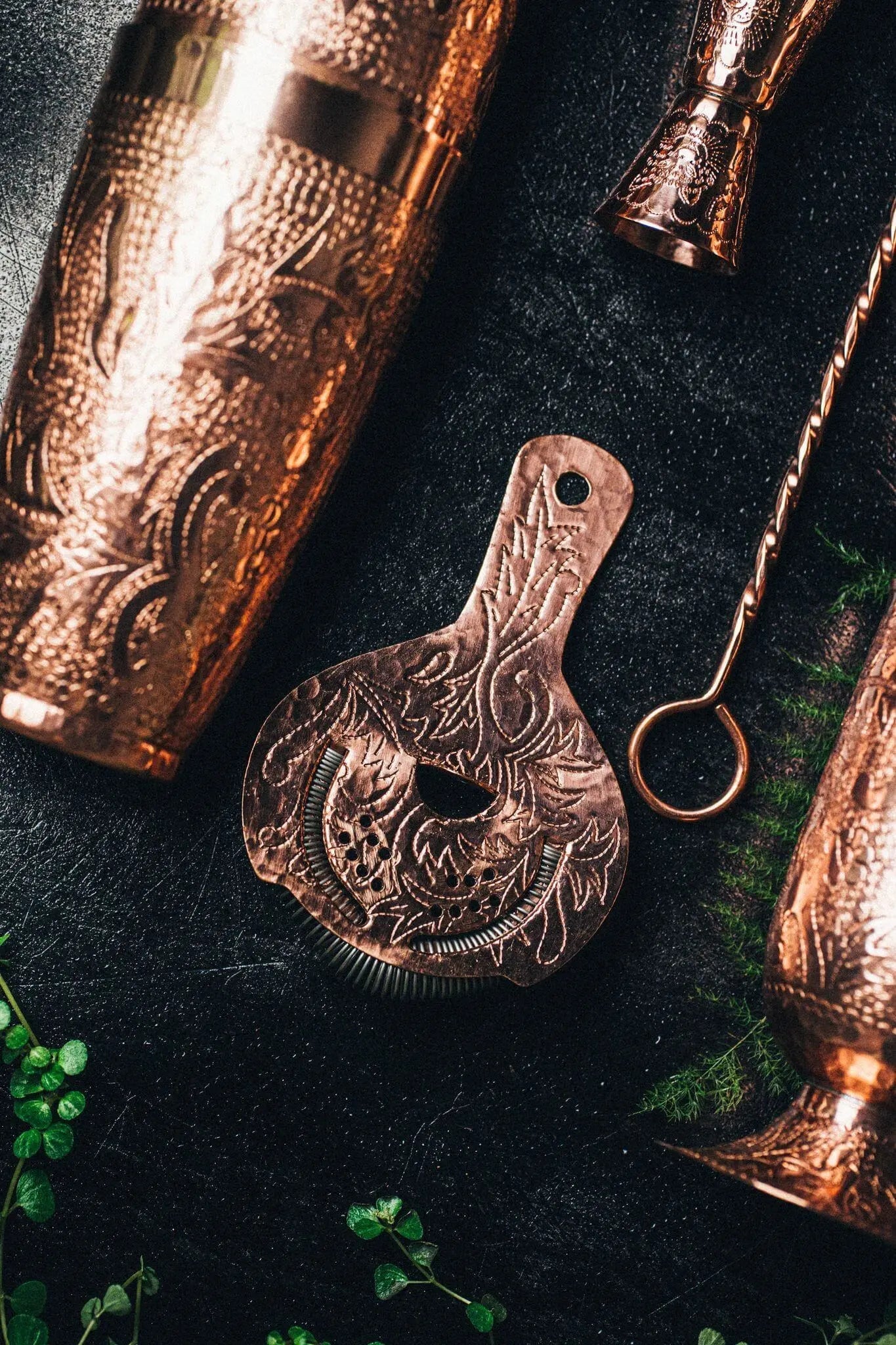 Copper Cocktail Set