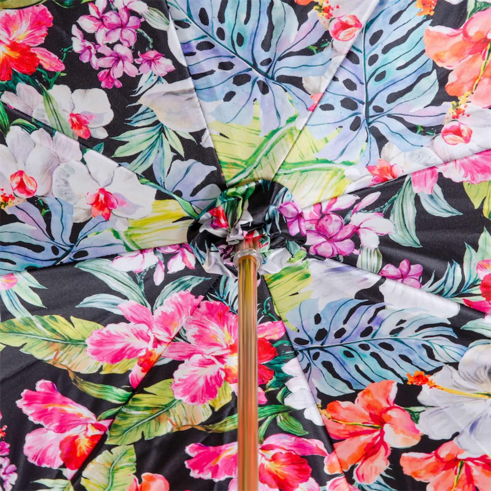 Flowered White Umbrella - Umbrella