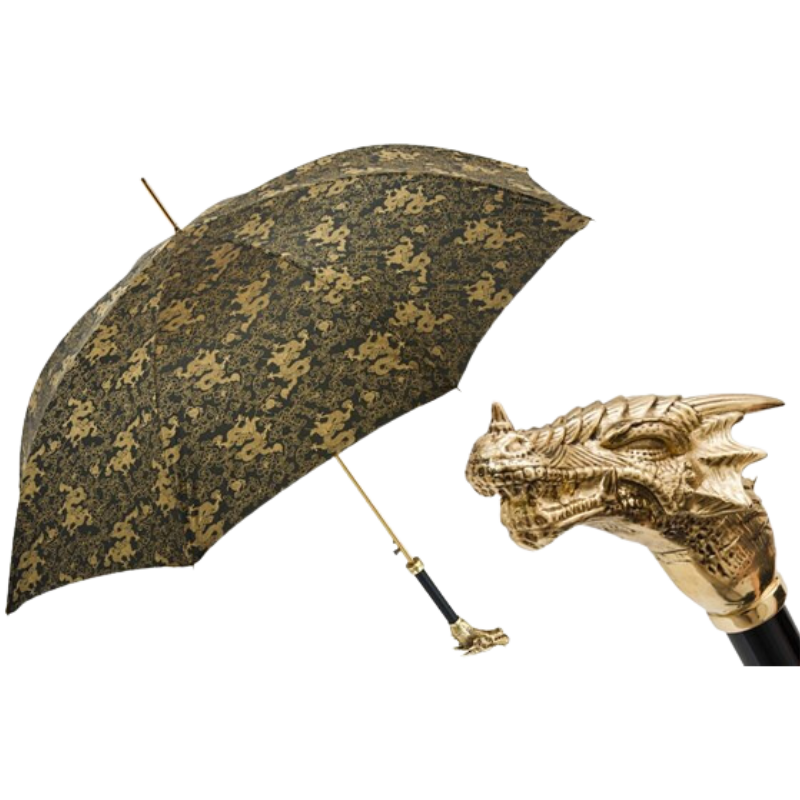 Golden Dragon Umbrella - Umbrella