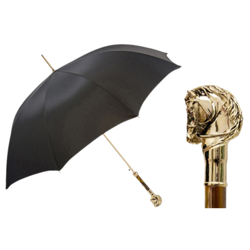 Golden Horse Umbrella - Umbrella