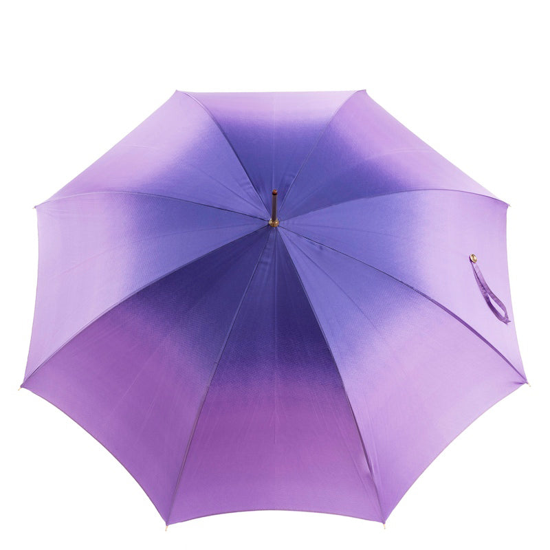 Golden Skull Purple Ombre Umbrella - Umbrella