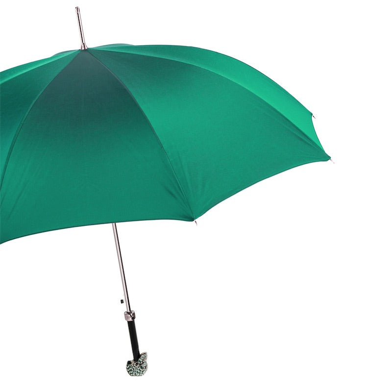 Green Swarovski® Skull Umbrella - Umbrella