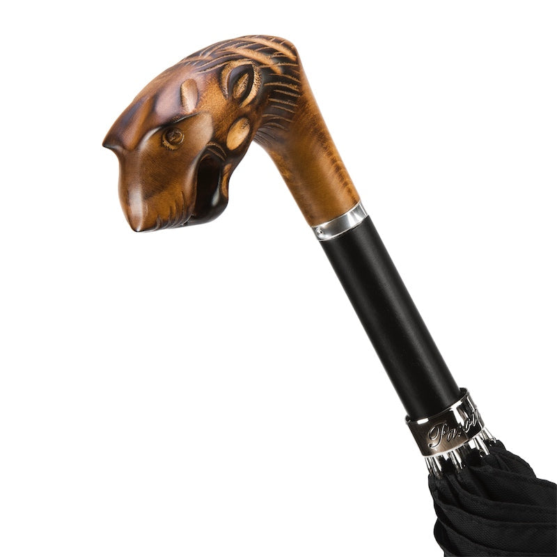 Hand Carved Tiger Umbrella - Umbrella