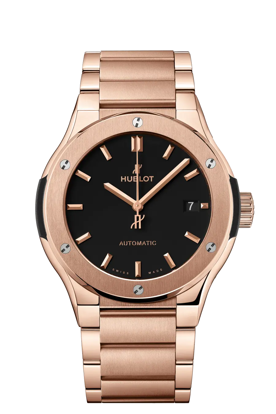 Luxury Men's Wrist Watch by Hublot king gold