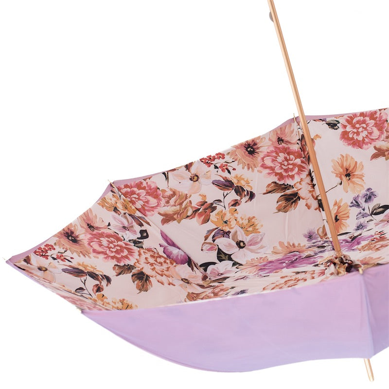 Light Purple Flowers Umbrella - Umbrella