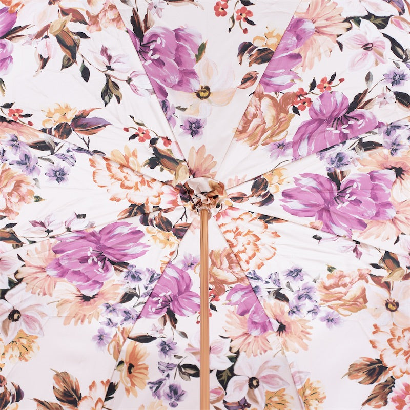 Light Purple Flowers Umbrella - Umbrella