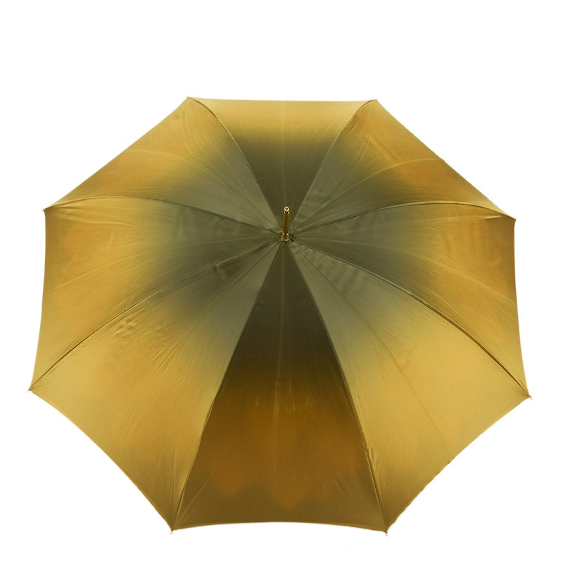 Luxury Gold Dahlia Umbrella Double Cloth - Umbrella