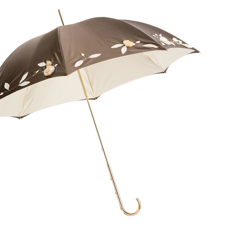 Luxury Hand Embroidered Umbrella - Umbrella