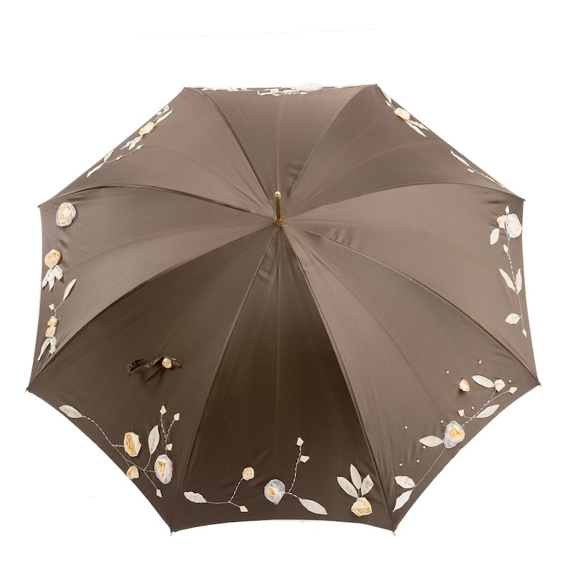 Luxury Hand Embroidered Umbrella - Umbrella