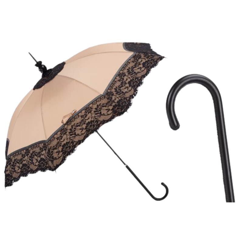 Manual Opening Lace Parasol - Umbrella