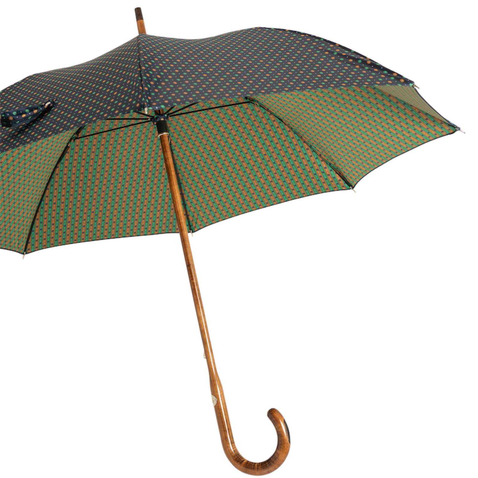 Maple Stick Umbrella with Little Flowers - Umbrella