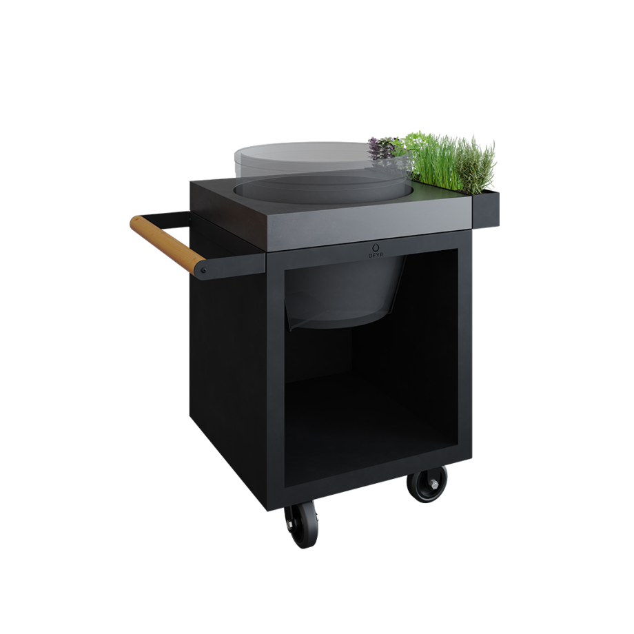 OFYR Grill Kamado Table Black 65 PRO Concrete Base