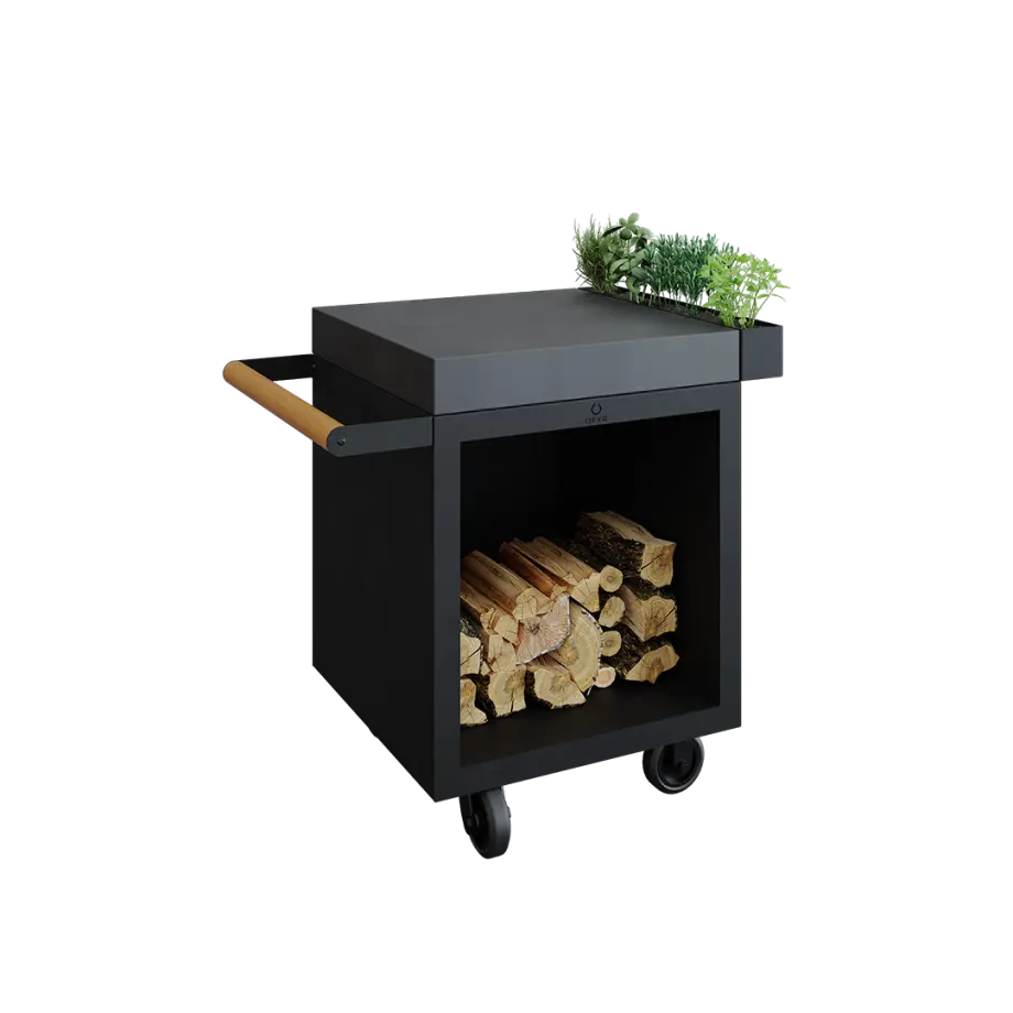 OFYR Grill Mise en Place Table Black 65 PRO Dark Grey Ceramic