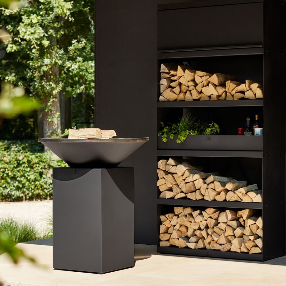 Black Transforms OFYR Wood Storage